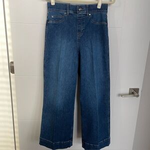 🔥SPANX🔥Wide Leg Cropped Jeans, Small